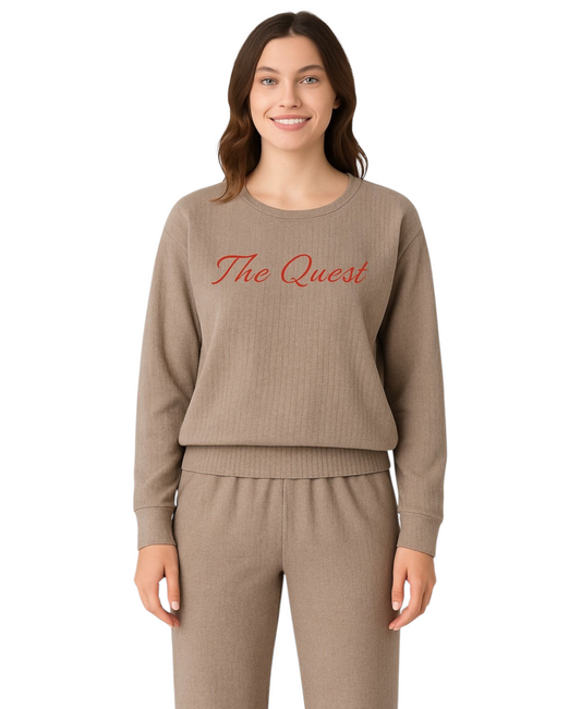 Hausanzug Damen Pyjama Set aus 100 % Baumwolle – Weich, Bequem