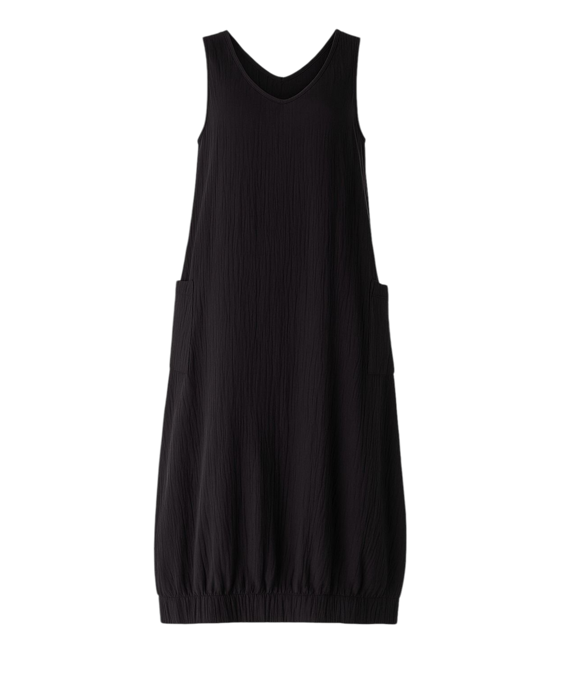 Sommerkleid Musselin Strandkleid Boho Look 100 % Baumwolle mit Taschen