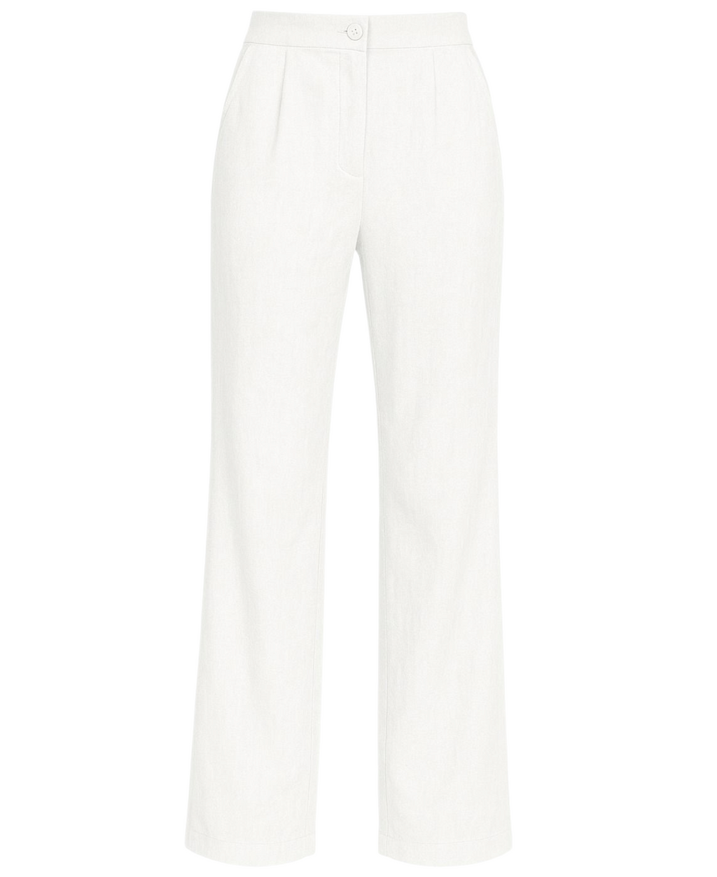 Palazzohose Damen Hose in Leinenoptik – elegant Weites Bein