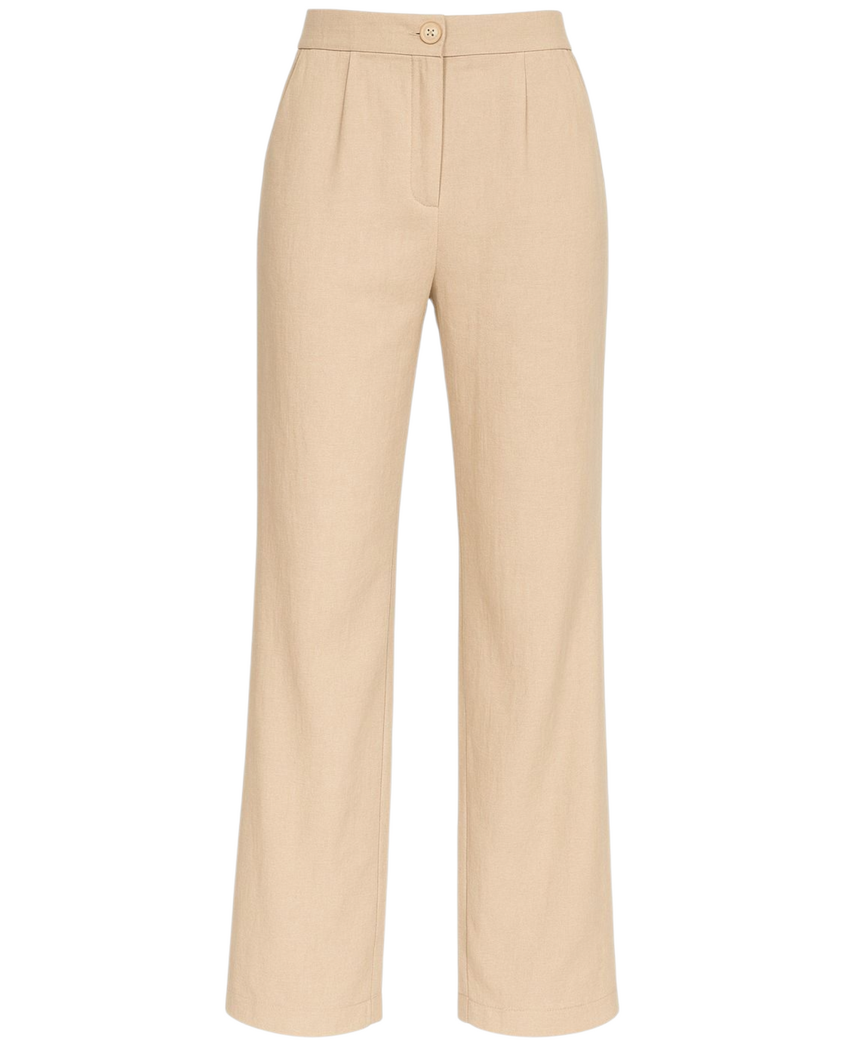 Palazzohose Damen Hose in Leinenoptik – elegant Weites Bein