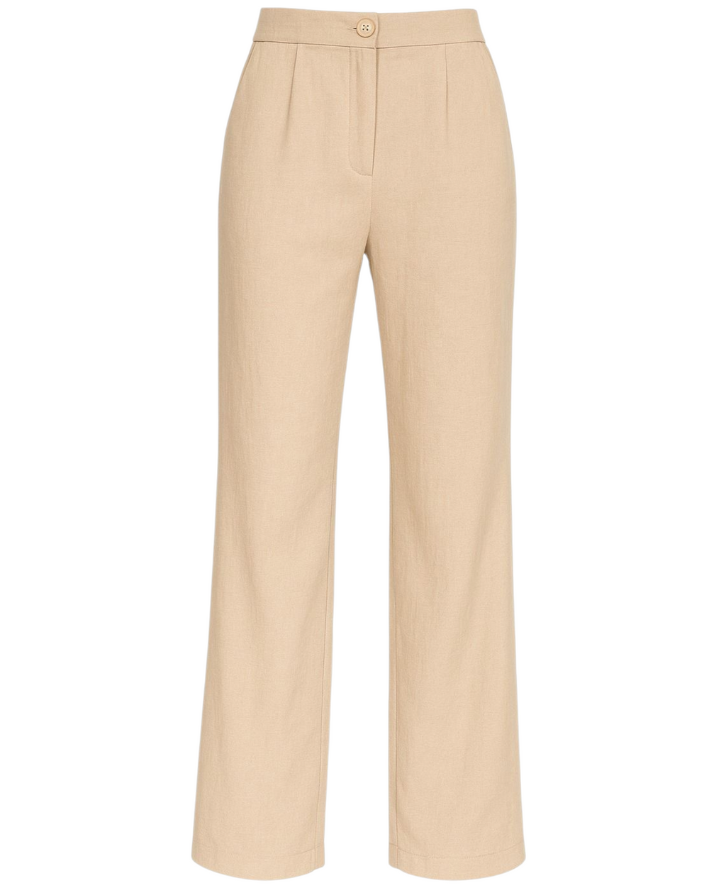 Palazzohose Damen Hose in Leinenoptik – elegant Weites Bein