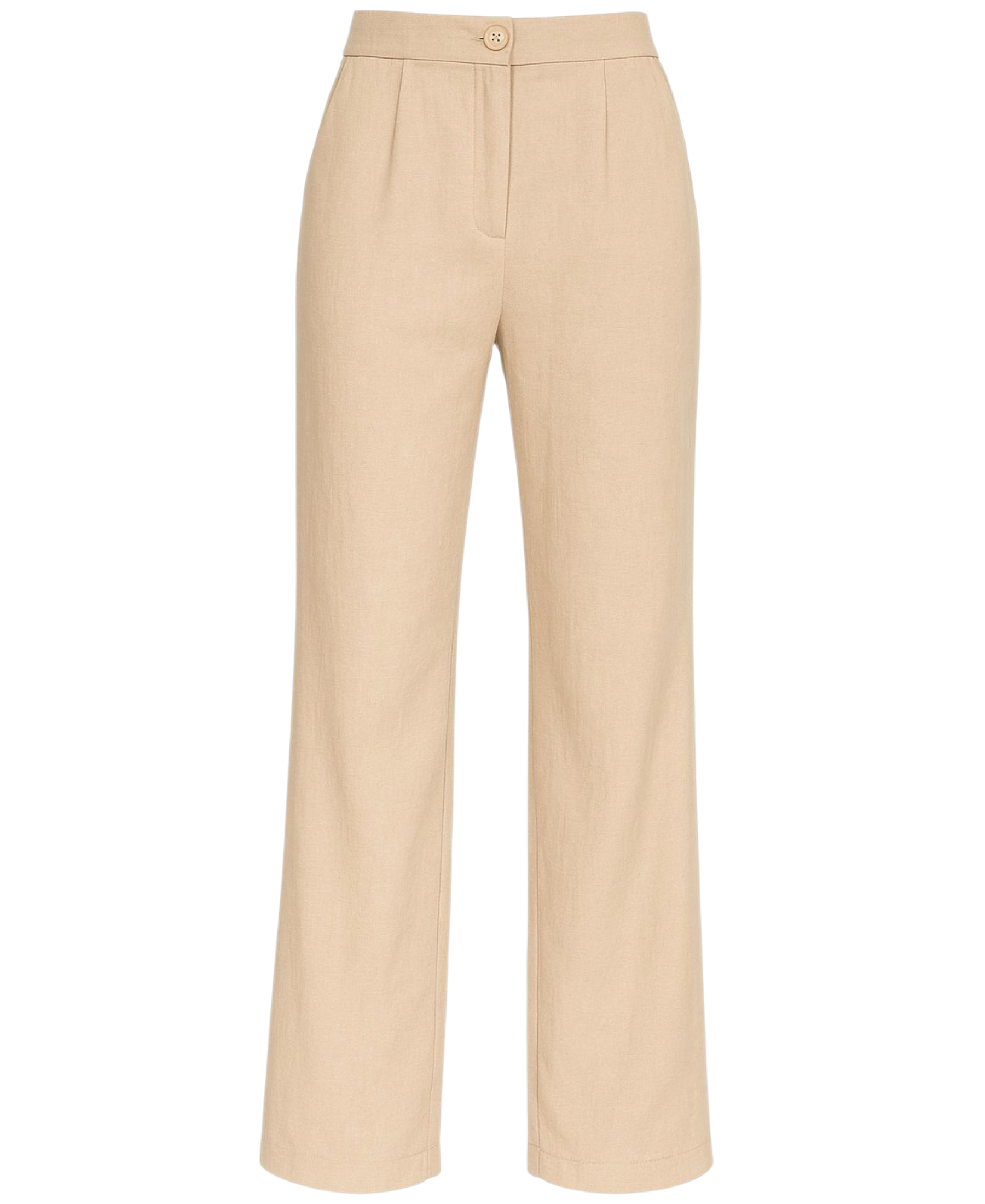 Palazzohose Damen Hose in Leinenoptik – elegant Weites Bein