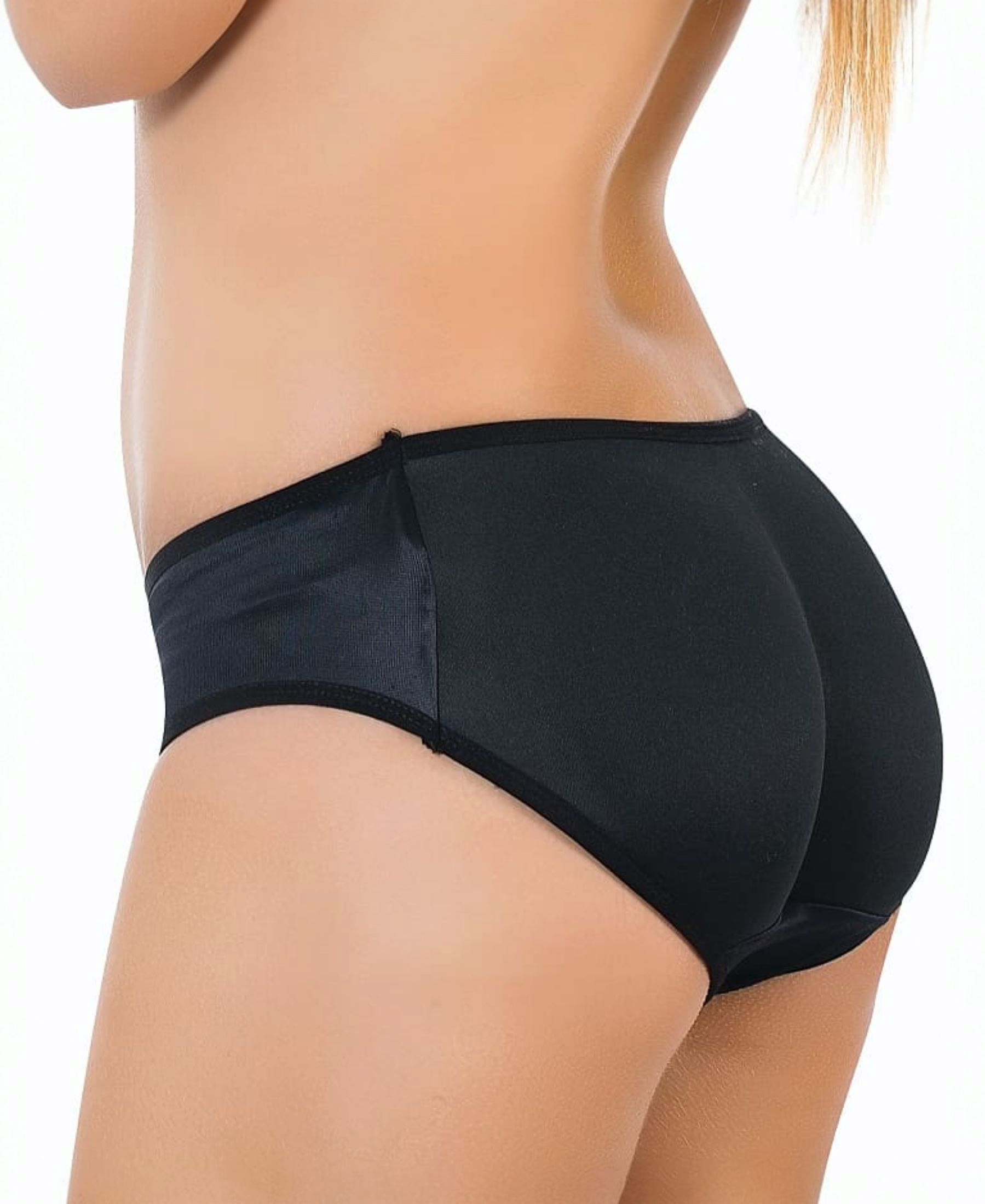 Formende Unterhose Damen - Po Lifting Slip mit Push-Up Effekt, Shapewear in Schwarz & Beige
