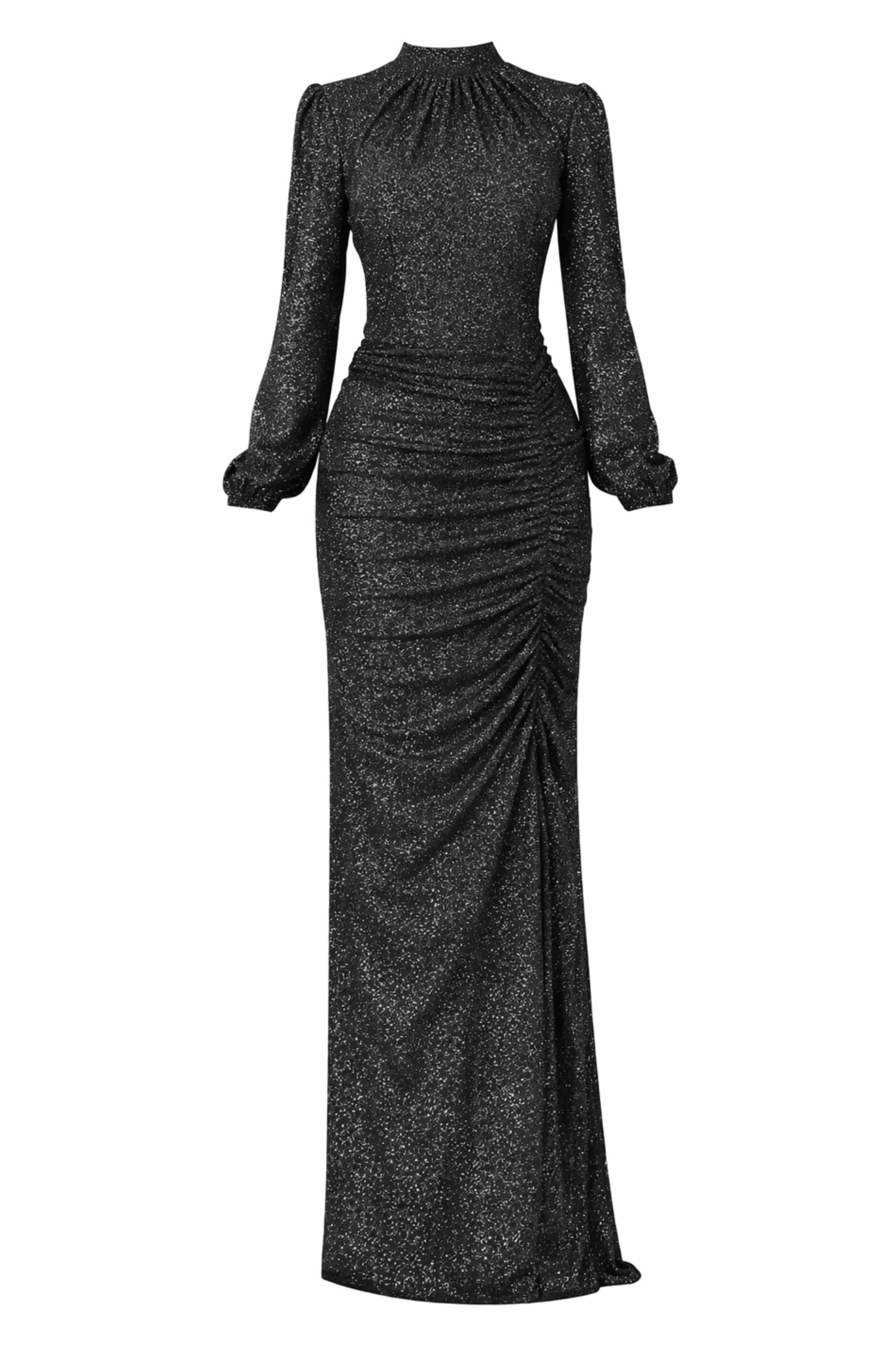 Abendkleid langärmliges Maxikleid Damen Abaya Kleid - Modest Fashion Abiye