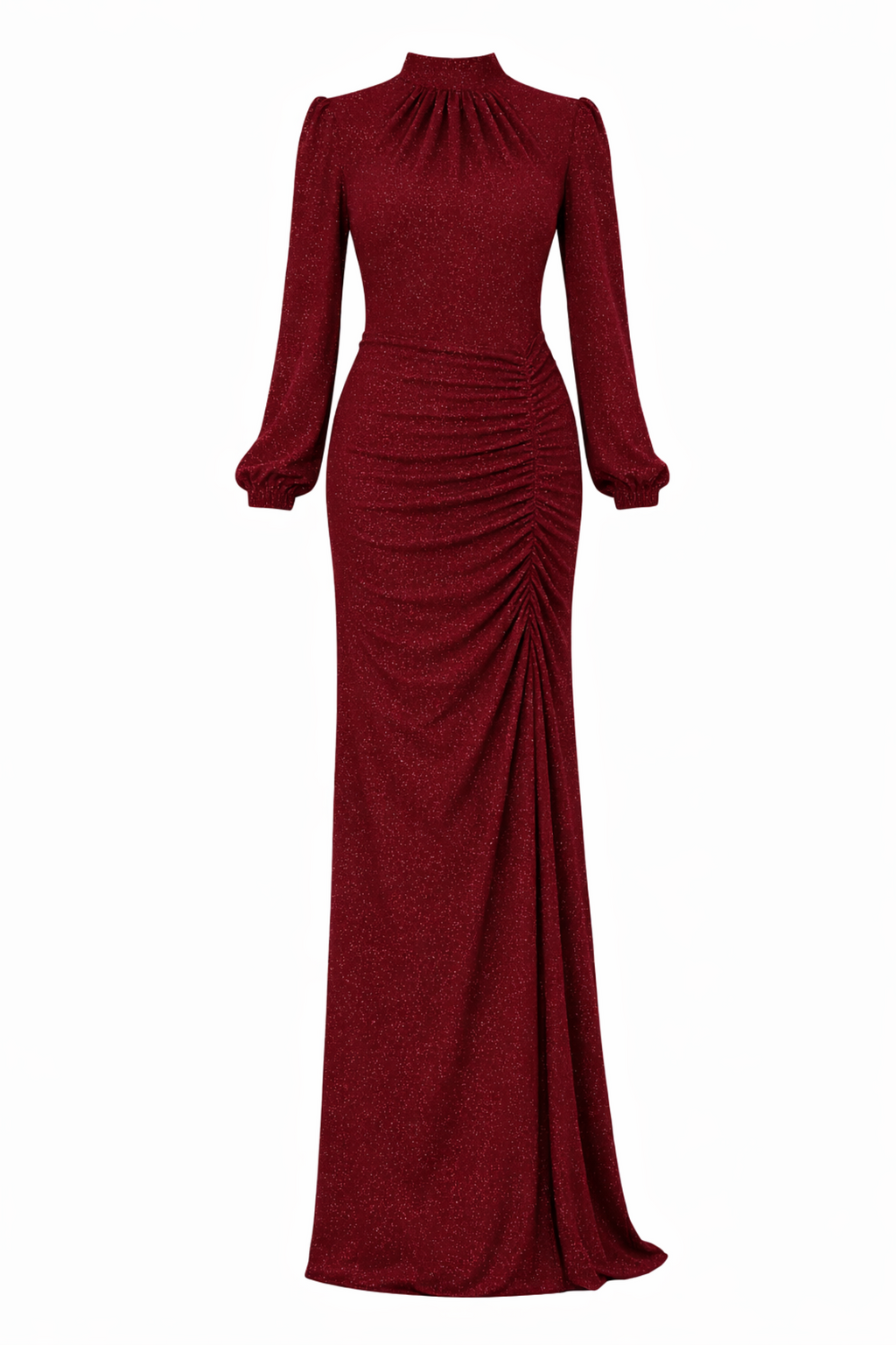 Abendkleid langärmliges Maxikleid Damen Abaya Kleid - Modest Fashion Abiye