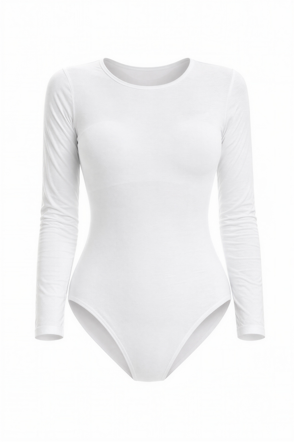 Langarmbody Damen-Top Body langärmlig Bodysuit mit Hakenverschlüssen