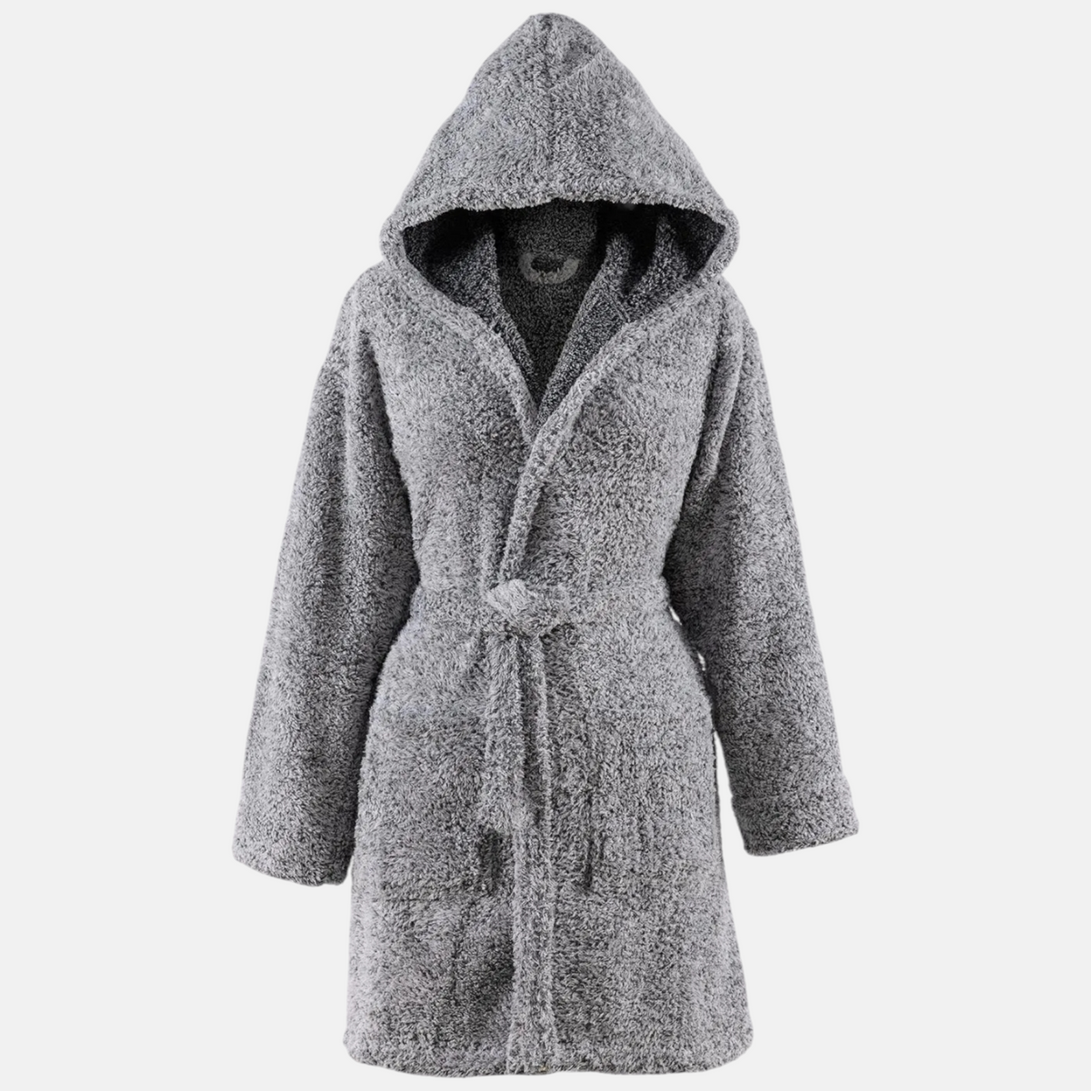 Unisex mit Kapuze aus Wellsoft Fleece – Flauschig & Warm, Grau