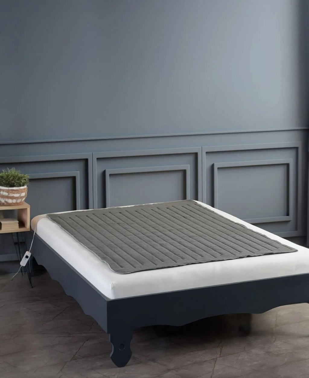 Wärmeunterbett 120x160 cm - elektrische Heizdecke mit 3 Heizstufen