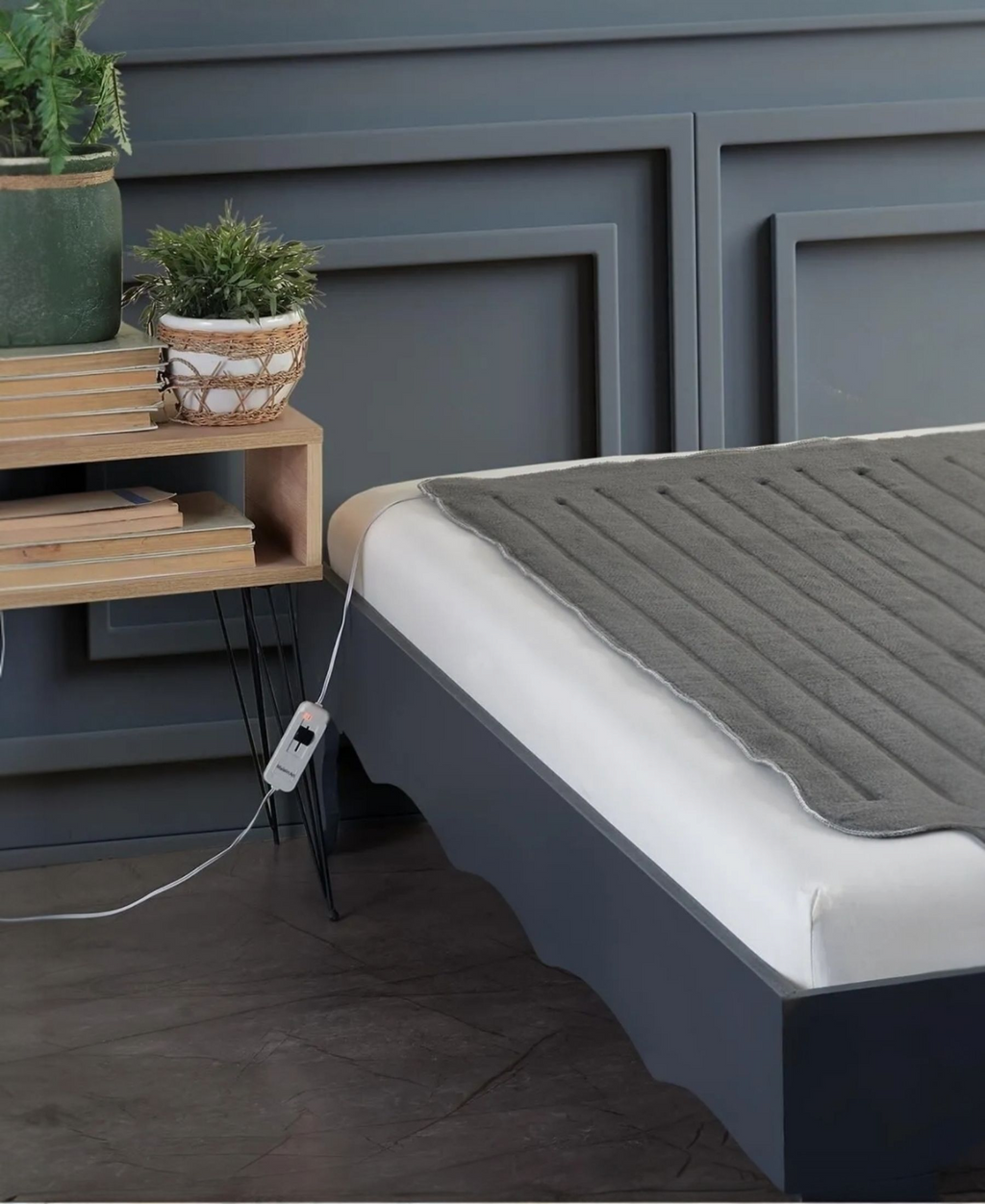 Wärmeunterbett 120x160 cm - elektrische Heizdecke mit 3 Heizstufen
