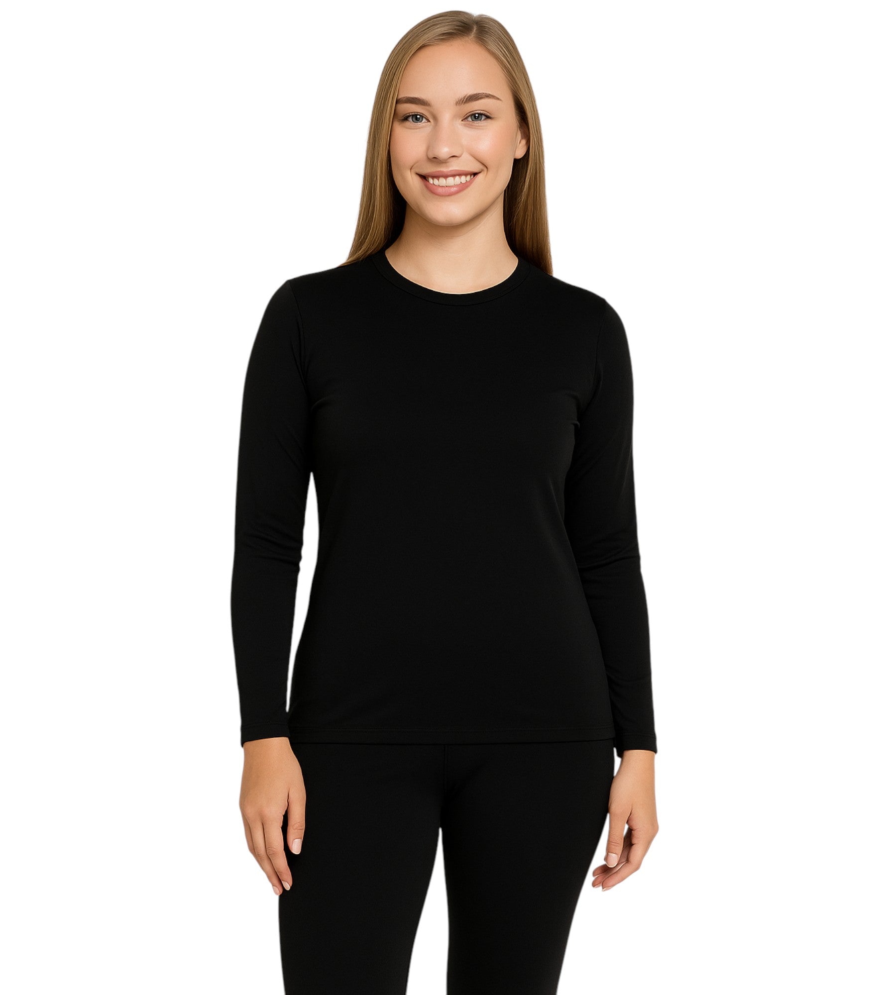 Thermounterhemd Damen Winter Unterhemd Langarm – Funktionsshirt atmungsaktiv & wärmend