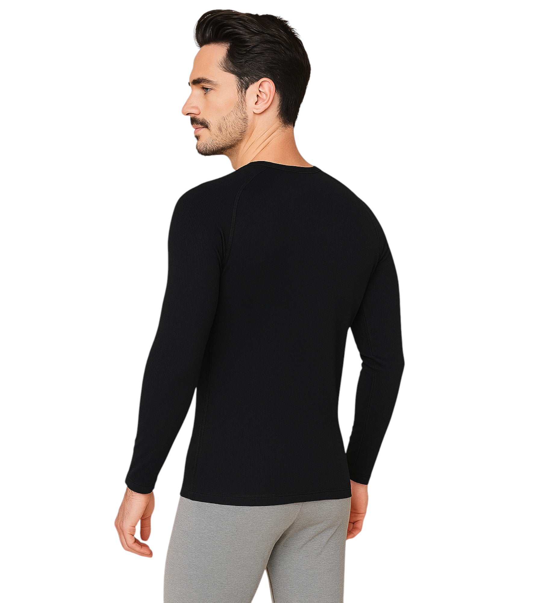 Thermounterhemd Herren Langarm Funktionsshirt Atmungsaktiv & Wärmend